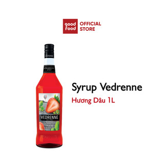 Sirô, Syrup Vedrenne hương Dâu 1l - 1 chai