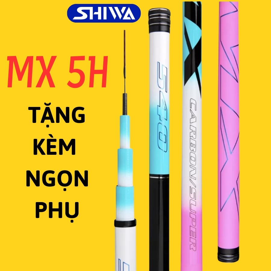 Cần Câu Tay 5H VIX MX Chuyên Câu Đơn Câu Đài Tặng Kèm Ngọn Phụ - Cần Câu Đài Giá Rẻ ĐỦ SIZE - Đồ Câu