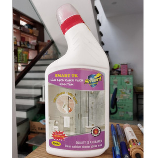 Nước tẩy rửa cặn canxi trên kính smart tk