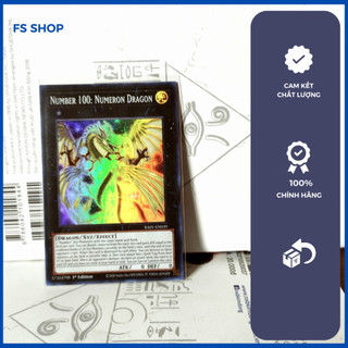 Thẻ bài Yugioh Chính Hãng Number 100 : Numeron Dragon