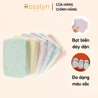 Bọt biển rửa mặt 9 ( hộp đựng) Rosslyn Cosmetic QT64
