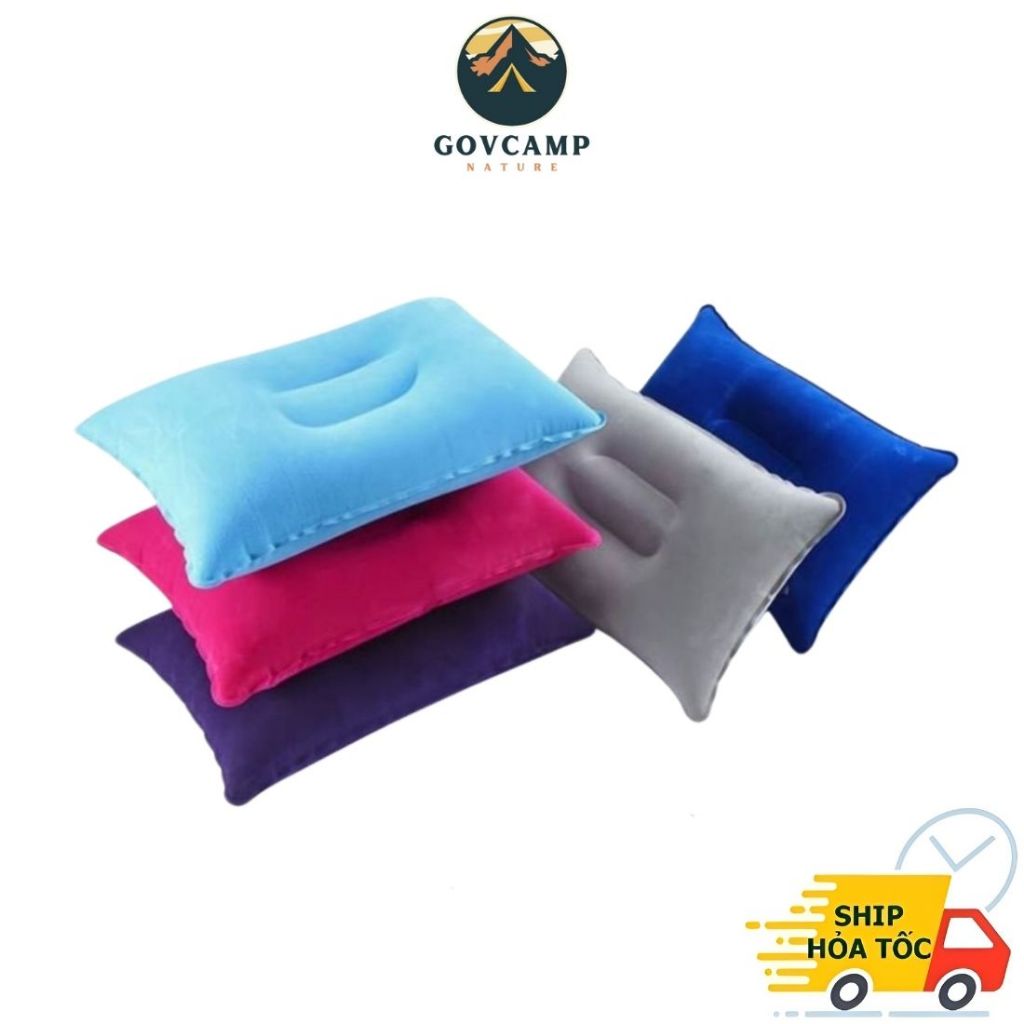 Gối Hơi Cao Cấp Gấp Gọn, Gối Ngủ Văn Phòng, Du Lịch Cao Cấp Dã Ngoại, Kê Cổ Tựa Lưng Đi Máy Bay, Ô Tô Tiện Lợi GoVCamp