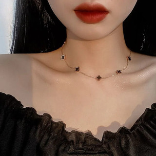 Dây chuyền nữ, vòng cổ titan không đen/ gỉ, vòng cổ nữ nạm đá 3 lớp sang trọng