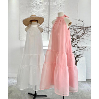  Váy Đầm Maxi Yếm Tầng Siêu Xinh 