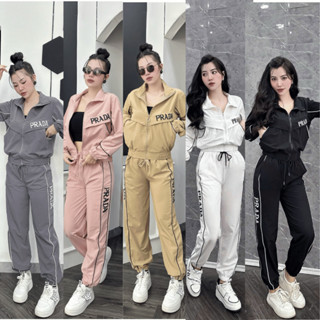 Bộ gió cổ bẻ quần bom chun cho nữ mặc thu đông_Quần Áo Huyền Anh