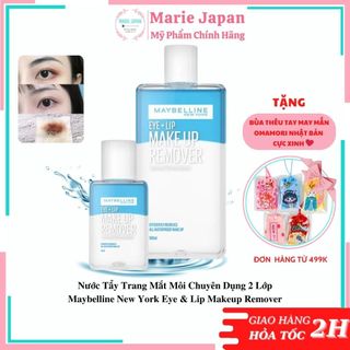 Nước Tẩy Trang Mắt Môi Chuyên Dụng 2 lớp Maybelline New York Eye & Lip Makeup Remover