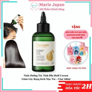Nước Dưỡng Tóc Giảm Gãy Rụng Tinh Dầu Bưởi Cocoon Việt Nam 140ml
