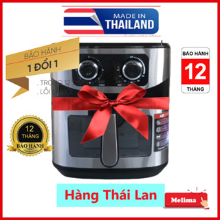 Nồi chiên không dầu THÁI LAN Mặt kính Siêu To Dễ quan sát Màu sắc siêu xinh Vỏ INOX nhiệt An toàn Khi sử dụng Mới nhất