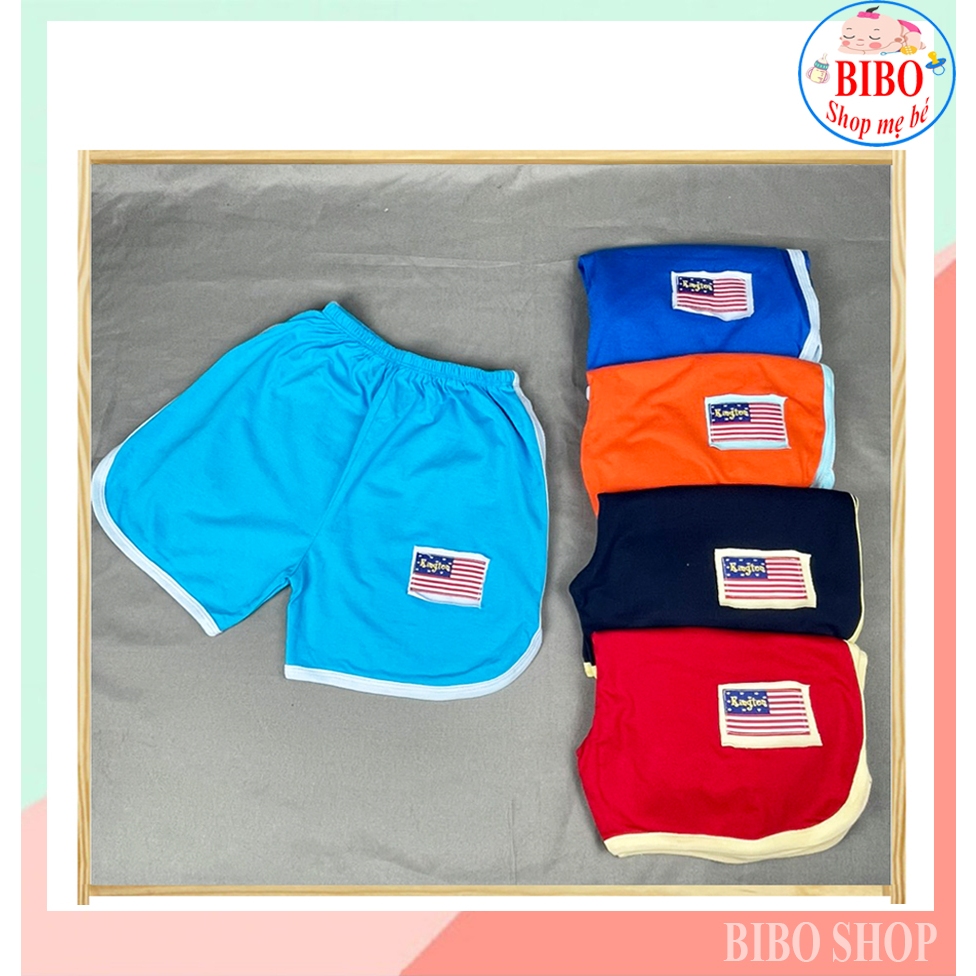 Quần Đùi Thể Thao Cho Bé Mặc Đi Học, Quần Ngắn Mặc Nhà Chất Vải Cotton Mát_ KingTonThethaomau