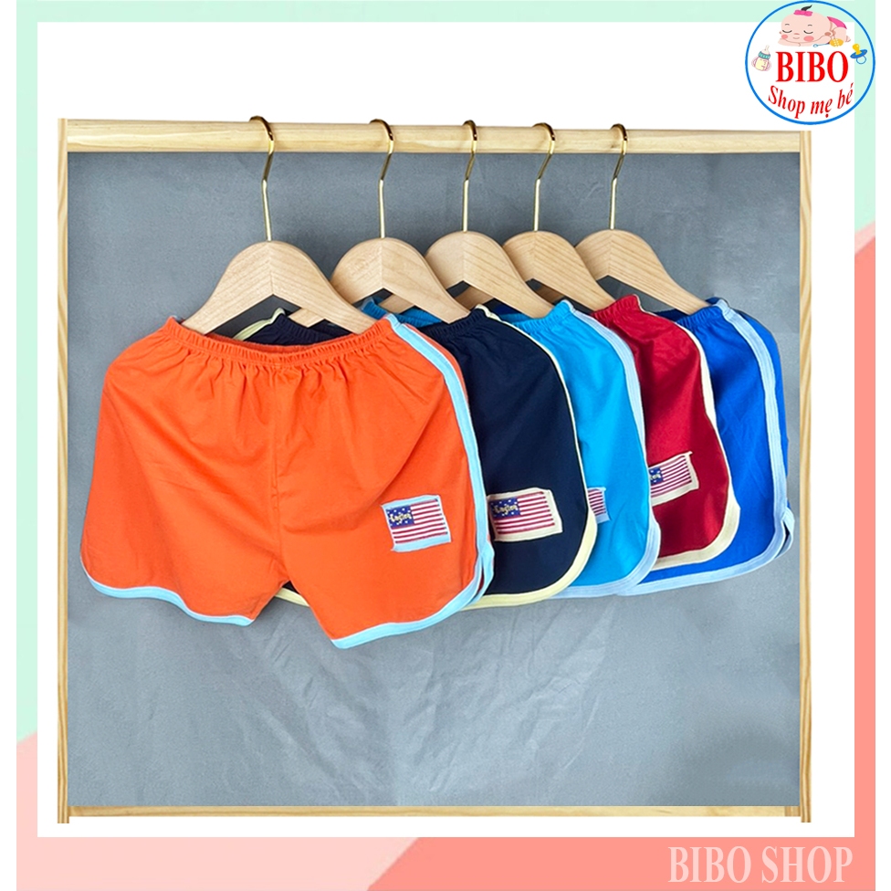 Quần Đùi Thể Thao Cho Bé Mặc Đi Học, Quần Ngắn Mặc Nhà Chất Vải Cotton Mát_ KingTonThethaomau