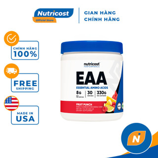 Chống Dị Hóa Cơ Bắp Nutricost Eaa Hồi Phục Nhanh, Tăng Sức Bền 30 Ser