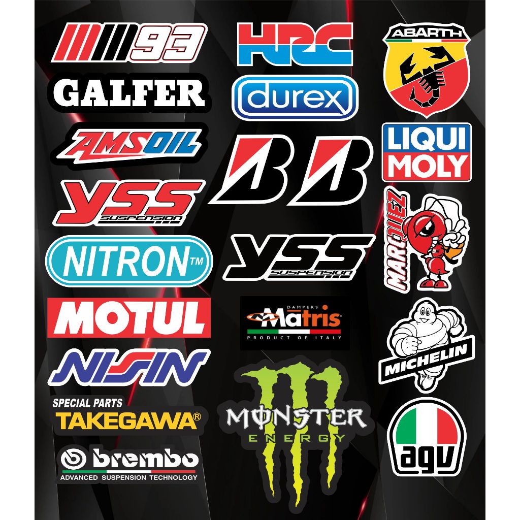 logo sticker dán xe 1