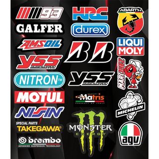 Logo sticker dán xe 1
