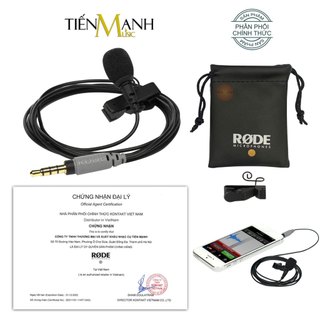 Micro Cài Áo Rode SmartLav Plus Cho Điện thoại Thu âm và Livestream Mic SmartLav+ Microphone Smart Lav