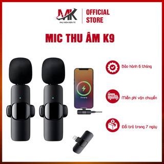 Mic thu âm k9 - micro thu âm phụ kiện điện tử minh khang giảm tiếng ồn thông minh, nhỏ gọn và tiện lợi