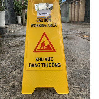 BẢNG CẢNH BÁO ĐƠN VỊ ĐANG THI CÔNG CHỮ A