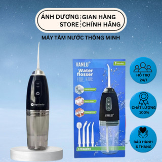 Máy tăm nước cầm tay vanlu - tăm nước vệ sinh răng miệng tiện lợi 2023