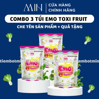 Combo 3 túi emodetox toxi fruit viên hoa quả rau xanh/ emoslim giảm cân/ giảm cân cấp tốc/ tặng kèm thước đo