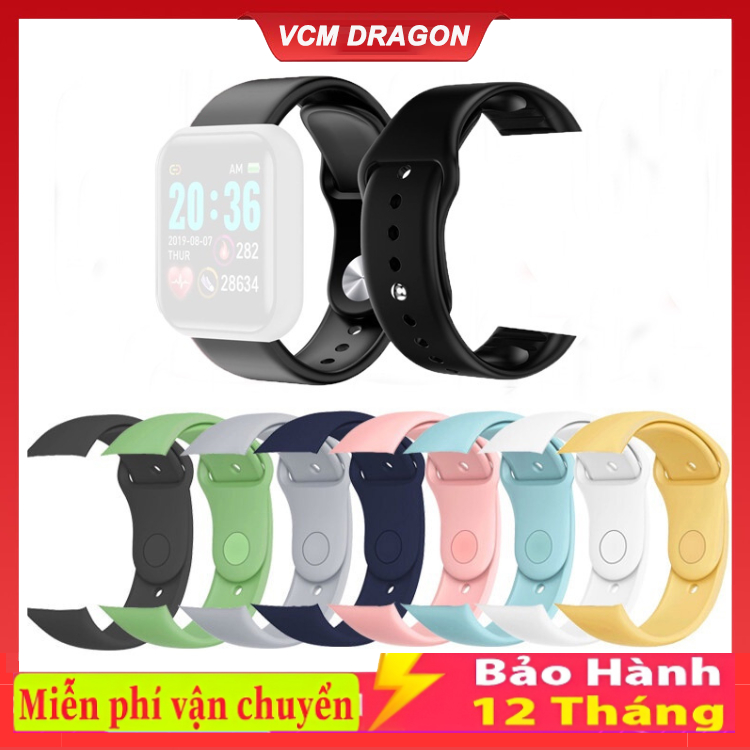 Dây Đeo Silicon Thay Thế Cho Đồng Hồ Thông Minh y68 / d20 / d28 y68 / d20