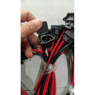 Jack nguồn đực cái xe điện