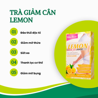 TRÀ CHANH GIẢM CÂN DETOX LEMON GIẢM 3-7kg sau 1 liệu trình
