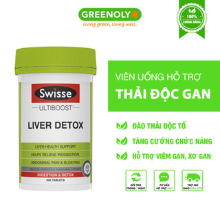Viên Uống Hỗ Trợ Thải Độc Gan Ultiboost Swisse Liver Detox