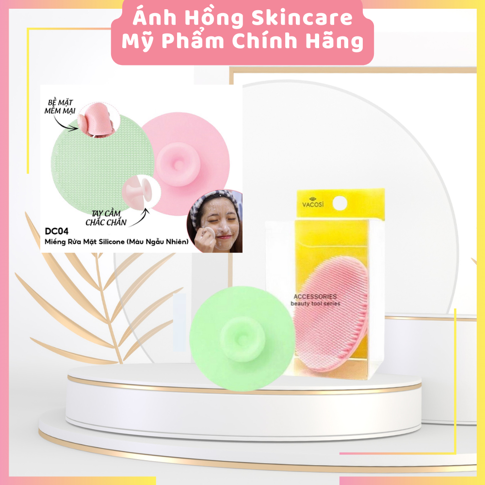 Miếng Mút Rửa Mặt Bằng Silicon Vacosi