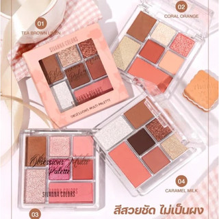 Bảng phấn mắt 7 ô sivanna obsessions multi palette hf184