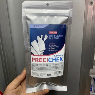 Que thử đường huyết Precichek hộp 50 que