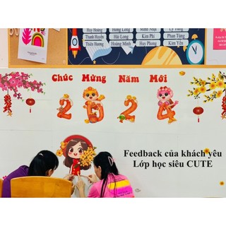 Decal dán kính tết 2025 [Cửa lớn]