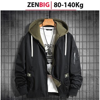 Áo khoác big size nam ZENBIG size lớn thời trang trẻ chung dành cho người mập từ 70 - 140kg