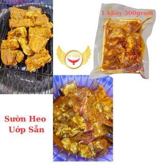 Sườn Heo Uớp Sẵn 500gram (Giao Hỏa Tốc HCM)