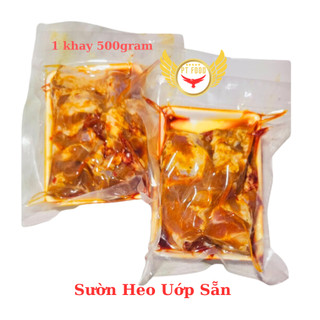Sườn Heo Uớp Sẵn 500gram (Giao Hỏa Tốc HCM)