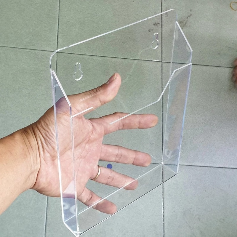Khay mica treo tường A5 dày 2mm