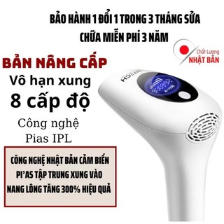 Máy triệt lông vĩnh viễn cầm tay tại nhà uri-am001 công nghệ triệt plas ipl kèm cảm biến tia ipl tới chân lông