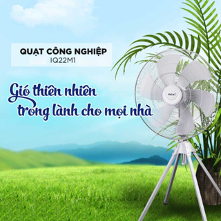 Quạt Đứng Công Nghiệp 4 Chân Hatari IQ22M1 GHM, Chạy Cực Êm, Gió Cực Mát, Công Suất Mạnh Mẽ, Độ Bền Cao