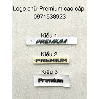 Logo chữ premium cao cấp dán xe