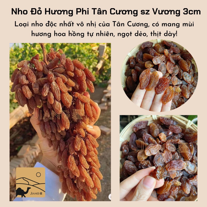 Nho Khô Tân Cương Thượng Hạng - Nho Hương Phi Hương Vị Hoa Hồng  Jiang