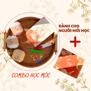 Set Móc Len Dành Cho Người Mới Bắt Đầu LYLYCAFT, Bộ Móc Len Kèm Video Hướng Dẫn Cơ Bản Với Đầy Đủ Dụng Cụ Móc Len