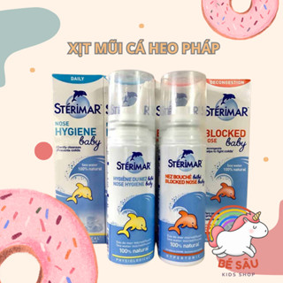 Xịt mũi muối biển cá heo vàng, cá heo cam 100ml