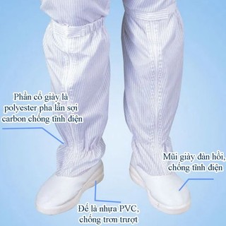 GIÀY PHÒNG SẠCH CHỐNG TĨNH ĐIỆN