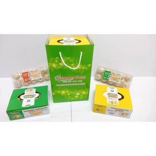 Combo 2 hộp trứng gà Ecomos - 24 quả trứng