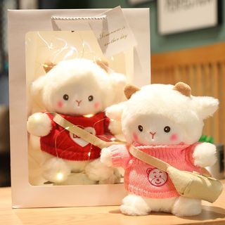 Cừu bông trắng lông xù cao cấp - Gấu bông cừu trắng
