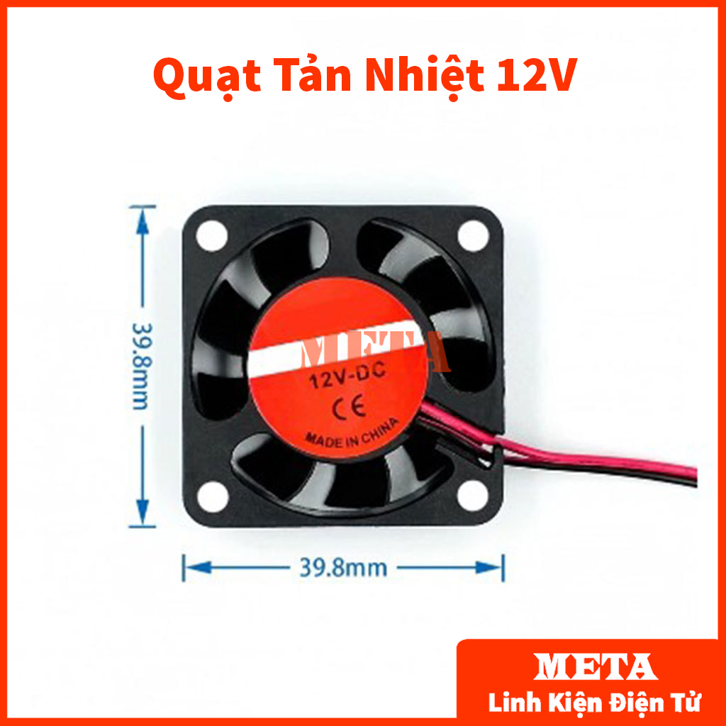 Quạt Tản Nhiệt 12V 4x4x1cm