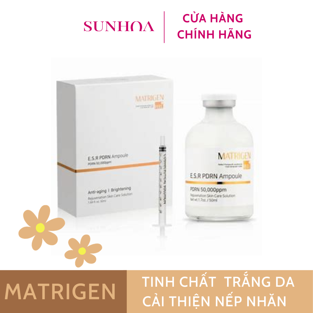 Tinh Chất Làm Trắng và Cải Thiện Nếp Nhăn - Matrigen E.S.R PDRN Ampoule PDRN 50,000ppm