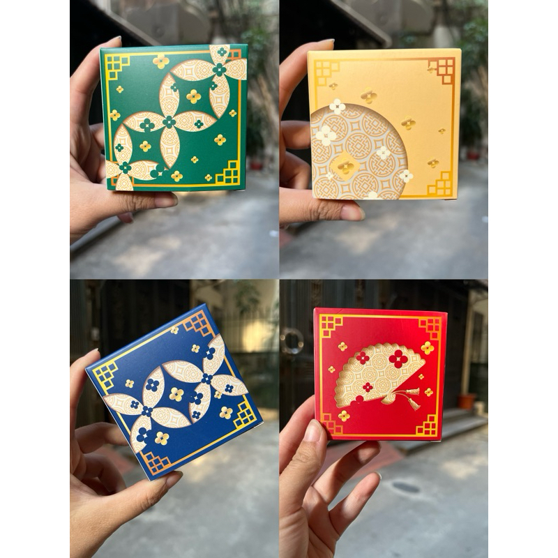 Vỏ vuông đựng kẹo bánh, nho, trà đám cưới , lên lẵng giỏ quà Tết