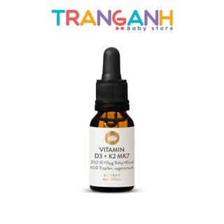 Vitamin D3K2 MK7 Sunday Natural Đức cho bé