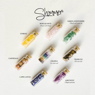 Hũ Đá Mini SHIMMER SILVER Mang Lại May Mắn Công Việc Thuận Lợi, Tài Lộc, Sức Khỏe 20g