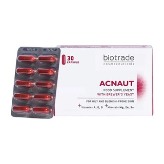 Viên uống đẹp da biotrade acnaut food supplement 30v