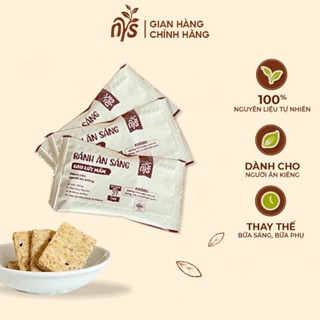 [Thanh lẻ] Bánh gạo lứt mầm ăn sáng NYS cho người bận rộn, ăn kiêng, healthy và tập thể thao 3 gói, 6 gói